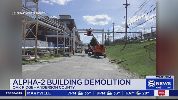 Demolition begins of facility that helped make the first atomic bomb