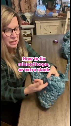 9.7K views · 60 reactions | A tutorial that shows how to fix a missed loop or extra slack in your chunky blanket. Hint: you don’t have to unravel!! 臨Please support my free content- Venmo: @Tracy-F-1, Zelle- 4083488484, it helps me keep this free to all! 臨 #chunkyknittutorials #chunkozy #freetutorials #KUNA #chunkyknit #learntoknit | Chunkozy Chic | Facebook
