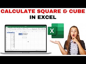 How to Calculate Square & Cube in Excel