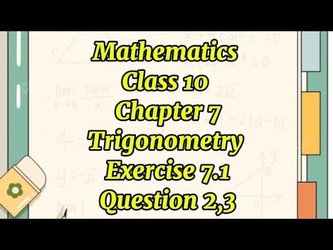 Class 10 maths unit 7 exercise 7.1 question 2,3 #exam #easy #maths #learn #tricks #test #fast