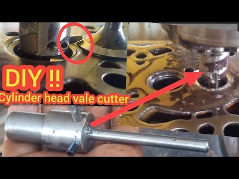 DIY tools for cylinder head valve seat cutter
