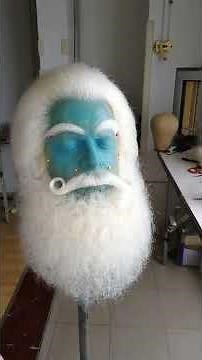 Santa Tim Allen film beard and hair,realistic fake curly beard moustache Y 23