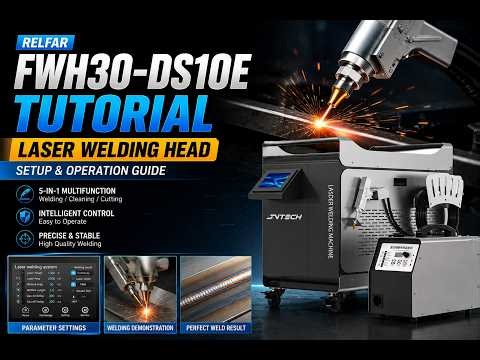 Relfar FWH30-DS10E Tutorial | Handheld Laser Welding Head Setup & Operation Guide