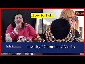 How to Tell Marks on Ceramics, Costume Jewelry & Sculptures | Thrift Shop Finds | Ask Dr. Lori