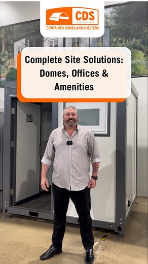 🏗️ Working in Construction? We’ve Got You Covered. From 20x20 to 60x40 ft container domes, store your gear, protect your equipment, and keep your site running. ✅ Portable Toilets & Bathrooms ✅ Standard Toilets & Bathrooms ✅ Mobile Offices All in one place. All built tough for Aussie conditions. 📞 Call 1300 200 121 or click the link in bio to gear up your site. #constructionsite #siteready #cdsdome #portableamenities #mobileoffice #worksitesolutions #containerdomesandshelters #portabletoilet #c