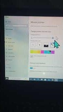 Mouse को Pointer size adjust गर्ने तारिका