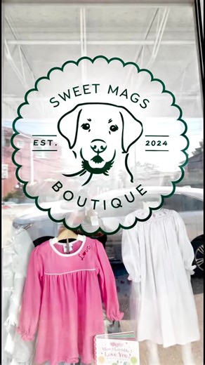Sweet Custom Window Graphics for Children's Boutique