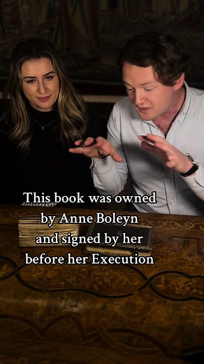 One of the great books I saw in 2023, on a trip to see the incredible collection at @hevercastle #booktok #anneboleyn #henryviii