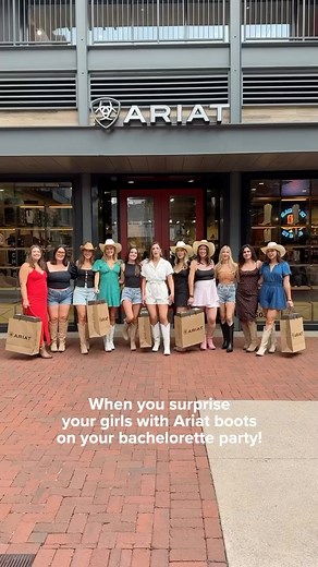 2.9K views · 101 reactions | The ultimate spot to shop! Thanks @ariatnashville The ultimate Nashville Bachelorette party starts with a trip to Ariat.  • • #broadwaynashville #nashville #nashvilletn #nashville_tn #broadway #lowerbroad #musiccity #musiccityusa #ariat #ariatnashville #réel #reelsinstagram | Broadway Nashville | Facebook