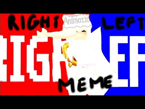 Left Right meme in Roblox (yay i finally made it)