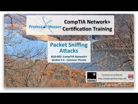 Packet Sniffing Attacks - CompTIA Network+ N10-005: 5.4