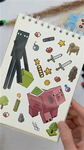 Minecraft stickers 🎮✨ #minecraft #sticker #christmas #gaming