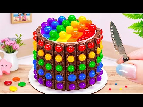 Best Yummy Rainbow Pop It Cake 🌈 Sweet Miniature Rainbow Cake Decorating Tutorials 💟 The Cake Corner