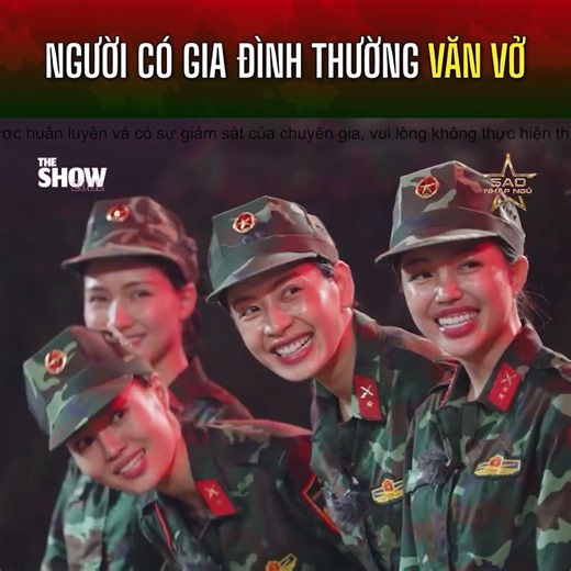 Người có gia đình thường văn vở lắm l Sao nhập ngũ