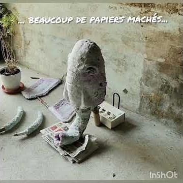 PAPIER MÂCHÉ ANIMAUX DIY décoration murale
