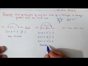 Q.1, Ex.6.4 Chapter:6 The Triangle And Its Properties | Ncert Maths Class 7 | Cbse