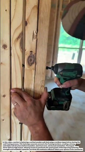 Fast Wood Stud Framing with an Impact Driver | Smart Wall Framing Construction Technique.