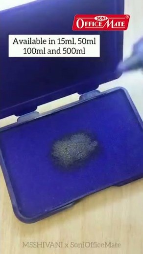 Stamp Pad Ink - Soni Office Mate | How to use Stamp Pad Refill Ink