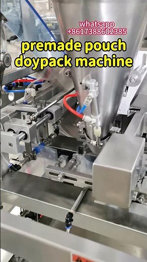 full automatic doypack packaging machine | high speed premade pouch fill and seal machine