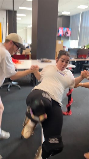 JONO, BEN & MEGAN | @meganlouisepapas makes stilt walking look easy… | Instagram