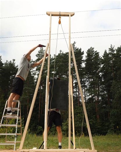 Creating a Massive Guillotine from Scratch! | Awesome