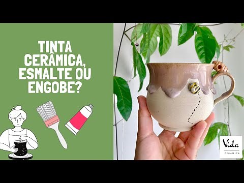 Tinta cerâmica, engobe ou esmalte ? Qual diferença ?
