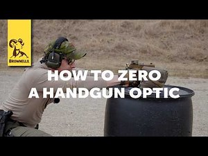 How to Zero a Handgun Optic