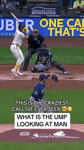 CRAZIEST MLB Call Ever? Brewers vs. Arizona Baseball Umpire Moment