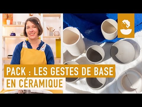 Pack Les bases du tournage en céramique