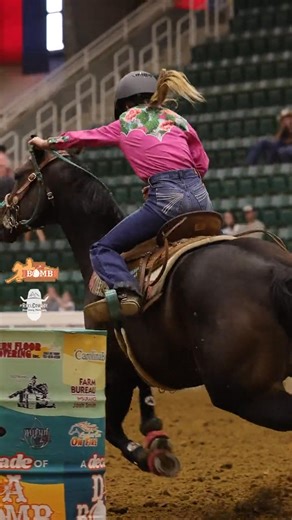 Running the FASTEST time of the entire weekend out of nearly 1,000 runs, it was Georgiana Runyan and Bogies French Dancer that won the Open, Youth, Open and Youth Bonus Bucks, and the BBR Xtra to take home $3,398 💰 #dabombbarrelracing #dabombfinale25 | Da Bomb Barrel Racing LLC