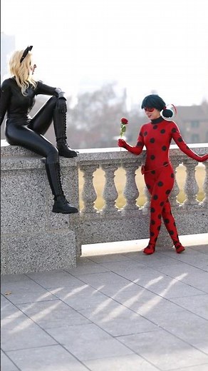 Ladybug likes WHO?? 🐈‍⬛️🐾💚 @RaineEmery