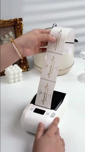🔥 Durable Candle Labels | NIIMBOT M2 Smart Label Printer Review 🕯️