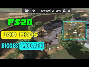 farming simulator 20 biggest map mod apk #fs20