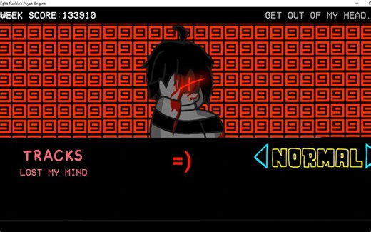 fnf的mod Lost my mind,但是由frisk和chara来唱