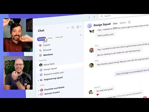 New Microsoft Teams - Combined Chats and Channels