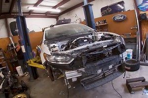 Mustang Engine Swap To Turn Ford Fusion Into RWD Burnout Machine