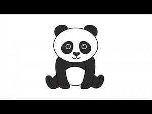 how to draw a panda