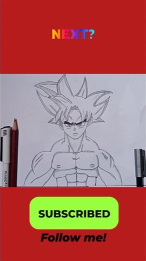 How to draw Goku drawing step by step.