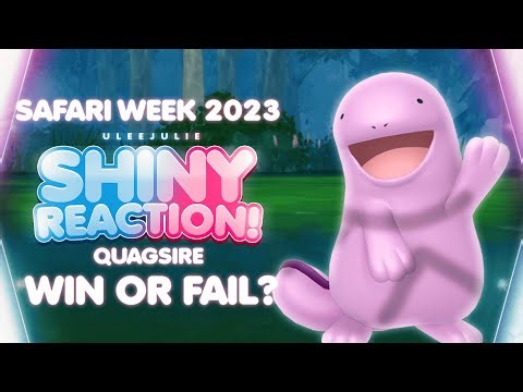Safari Week 2023 - Shiny Quagsire at 1679 Encounters! Win or Fail?