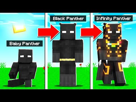 LIFE OF INFINITY PANTHER In MINECRAFT!