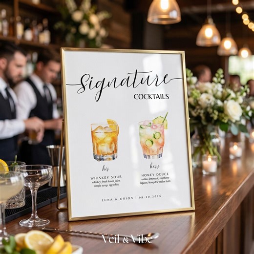 Wedding Bar Menu Template Bar Menu Wedding Sign Editable Signature Cocktail Sign Signature Drink Sign Wedding Drink Sign Bride Groom Drink - Etsy