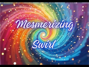 Mesmerizing Color Swirl Hypnotic Pattern 👀🌈