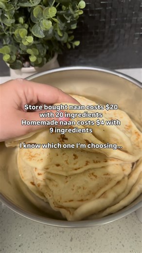 Liah Dunne - Thermomix® Consultant on Instagram: "Naan bread is SO easy to make with pantry staples you probably already have. Less cost, less ingredients, and more control over what you’re feeding your family. So next time it’s curry night, make your own. Trust me, once you do, you’ll never buy from the store again!"