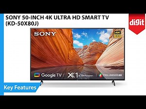 Sony Bravia 50 inch 4K Ultra HD Smart TV KD 50X80J Key Features