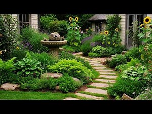 13 Farmhouse Garden Ideas 🌿✨ Rustic Charm with Stones & Natural Touches!