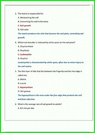 Milady Cosmetology Nail Technology Practice Exam QUESTIONS AND CORRECT ANSWERS VERIFIED ANSWERS PLUS