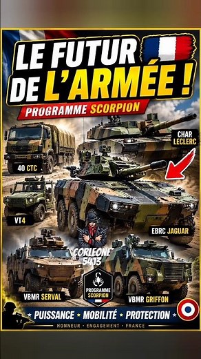 🇫🇷 Les nouveaux blindés de l'Armée française ! 🔥 Programme Scorpion