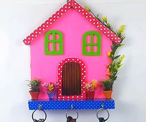 How to Make DIY Key Holder Using Cardboard?