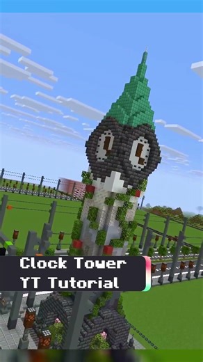 CITY CLOCK TOWER! -Minecraft How to Build a Clock Tower Building Tutorial