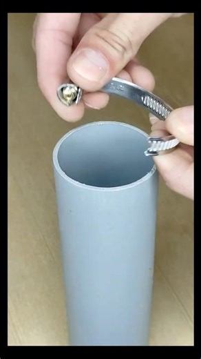 Hose Clamp PVC Pipe Trick 😱 Smart DIY Idea | #viralreels #trendingvideo #explorepage #shorts